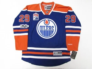 DRAISAITL EDMONTON OILERS HOME NHL 100th JUBILÄUM REEBOK PREMIER TRIKOT - Bild 1 von 3