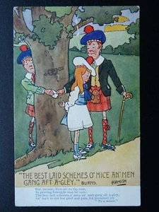 Scotland THE BEST LAID SCHEMES O' MICE & MEN c1908 by Postcard Raphael Tuck 9439 - Picture 1 of 2