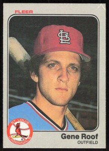 1983 Fleer Gene Roof St. Louis Cardinals #20