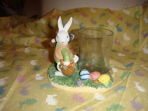 Yankee Candle Votive Bunny W/ Basket Of Eggs - Picture 1 of 8