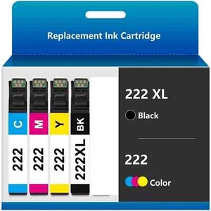 T222 XL 222XL Ink Cartridges for Epson Expression XP-5200 WorkForce WF-2960 - Picture 1 of 1