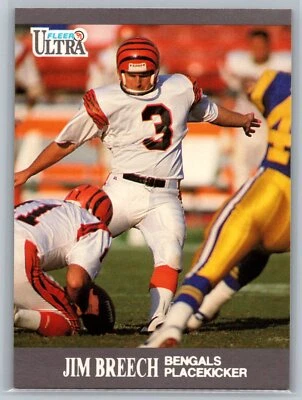 Jim Breech 1991 Ultra FOOTBALL #12 Cincinnati Bengals - Image 1 of 2