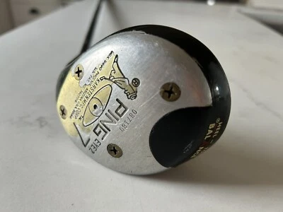 Ping Eye 2 7 Wood Steel Shaft RH Heel-Toe Balance Karsten Vintage - Image 1 of 4