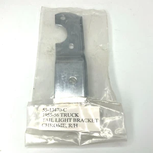 55-56 Chevy GMC Pickup Truck Chrome Rear Tail Lamp Light Bracket Right 55-13470 - Picture 1 of 8