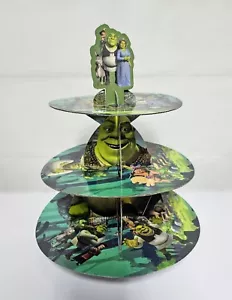 Cardboard Shrek Cupcake Stand Birthday Party Kids / Baby Shower Tteat Display - Picture 1 of 8