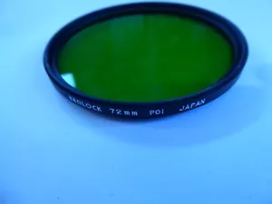 Kenlock 72mm Filter Screw on GREEN PO1 P01 Contrast Filter for Black and White - Picture 1 of 5