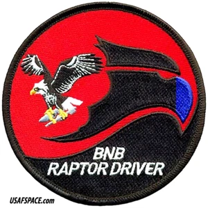 USAF 149th FIGHTER SQ -149 FS-BNB-F-22-RAPTOR DRIVER-VA ANG-ORIGINAL VEL PATCH - Picture 1 of 4