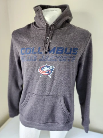Columbus Blue Jackets Shirt Hoodie Pullover Hooded Sweatshirt Fleece NHL Logo Cover