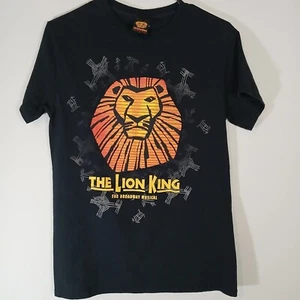 Herren Vintage Der König der Löwen Musical T-Shirt Gr. S schwarz Broadway Disney Simba AA015 - Bild 1 von 9