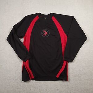 Vintage Shaq Shirt Adult Medium Black Red Zipper Long Sleeve 90s Men