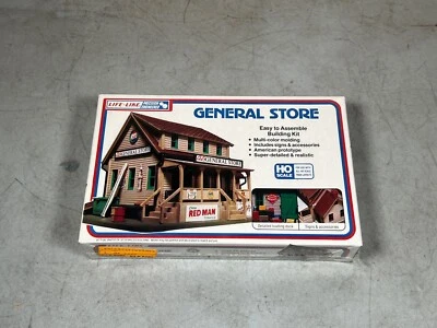 Life-Like HO AL's  General Store #1351  kit - Red Man - New SEALED - Image 1 of 2