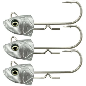 Savage Gear Minnow Jighead - 3 Jigköpfe, Jigkopf fürs Meeresangeln, Angelhaken - Bild 1 von 1