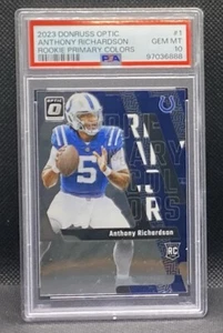 🔥💎 2023 PANINI DONRUSS OPTIC RC PRIMARY COLORS ANTHONY RICHARDSON PSA 10 🔥💎 - Picture 1 of 2