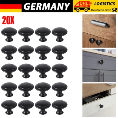 20x Möbelknöpfe Möbelgriffe Schrankknopf Möbelknäuf Tür Knopf Edelstahl DHL - Bild 1 von 4