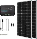 Renogy 200W Solar Panel Kit 12V Mono  w/30A Battery Charge Controller Starter RV
