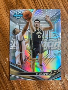 2022-23 Bowman's Best U University #74 Zach Edey Silver Refractor - Purdue