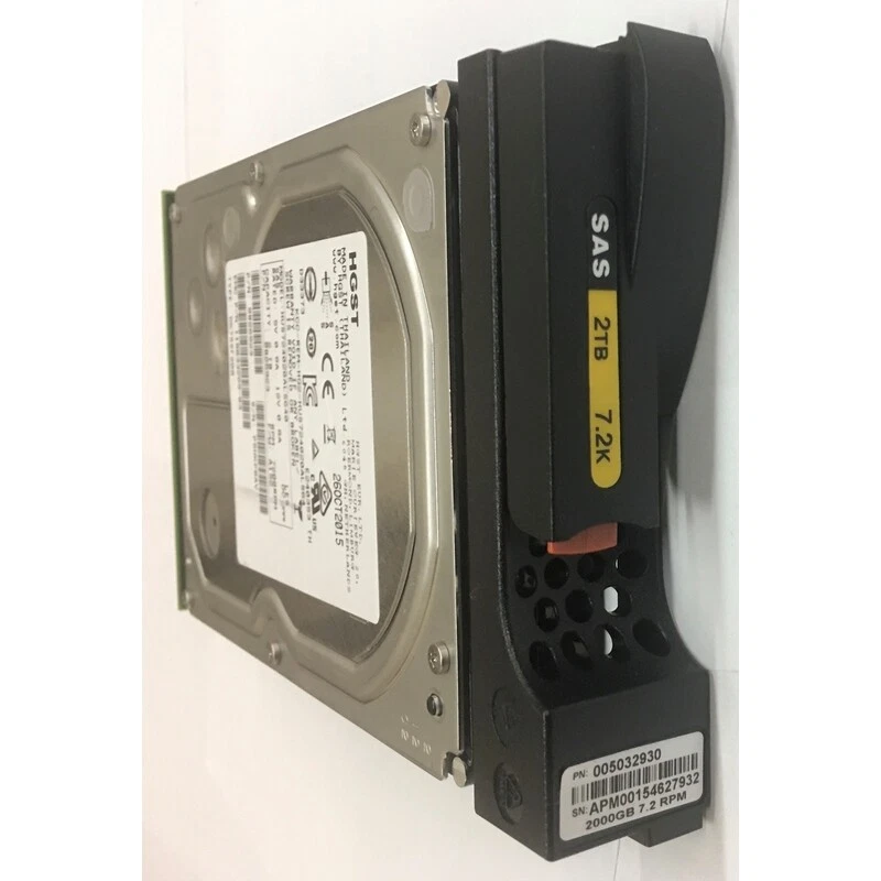 005032930 - EMC 2TB 7200 RPM SAS 3.5" HDD for Data Domain  DD2200, DD2500 12 ... - Image 1 of 1