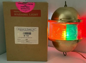 American DJ 4 Color Rotating Beacon Light B-164 Special Effects Lighting READ - Picture 1 of 12