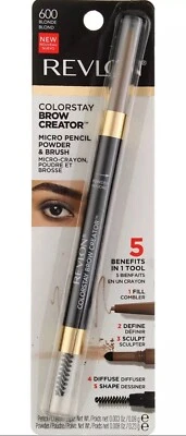 Revlon Colorstay Brow Creator 600 Blonde (5 Benefits In 1 Tool) - Image 1 of 4