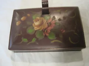 Handbemalter Decoware Silent Butler Krümelfänger weinrot rose ~ LBDK4 - Bild 1 von 4