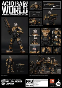 Figura de acción Acid Rain World FAV-A73 Yellowjacket Captain 1:18 nueva en stock - Imagen 1 de 5