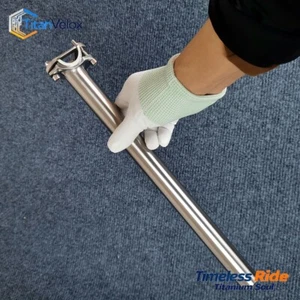TitanVelox Titanium Alloy Bicycle 31.6mm/27.2mm Seatpost (Straight/Setback ) - Picture 1 of 19