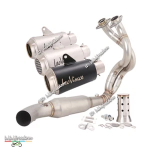Silenciador trasero tubo cabezal escape completo 51 mm para Kawasaki Z650 Ninja 650 2024 2025 - Imagen 1 de 13