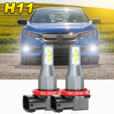 Faros antiniebla delanteros LED 6000 k para Honda Civic 2016 2017 2018-2020 H11 H8 Foto 1 de 4