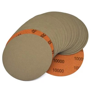 20PCS 10000 Grit 6 pulgadas Hook Loop Discos de lijado Almohadillas de pulido de papel de lija seco húmedo - Imagen 1 de 8
