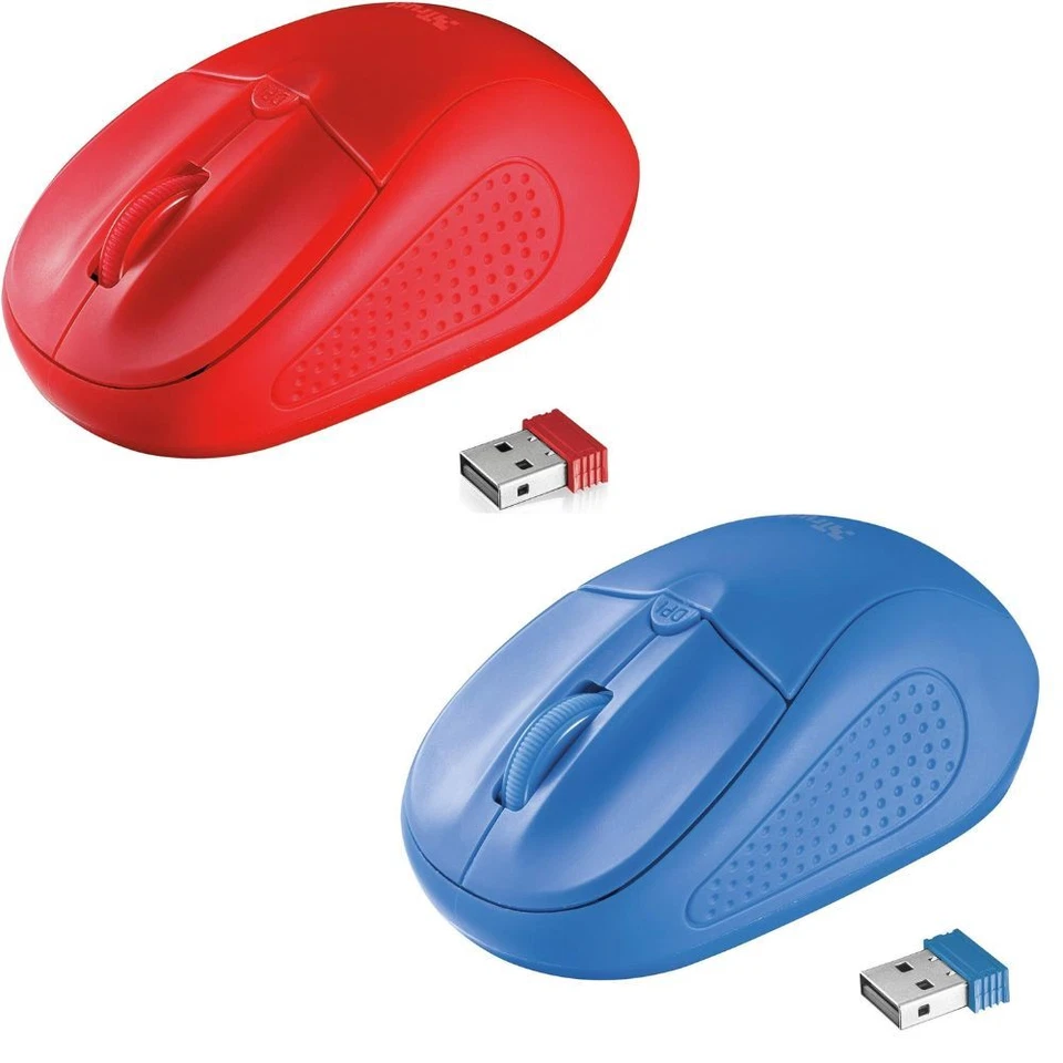 Trust Primo Kabellose Optische Maus USB Funkmaus 1600 DPI Wireless Mouse - Bild 1 von 1