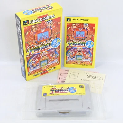 PARLOR MINI 4 Pachinko Daiku Gensan Super Famicom Nintendo 2360 sf - Image 1 of 4