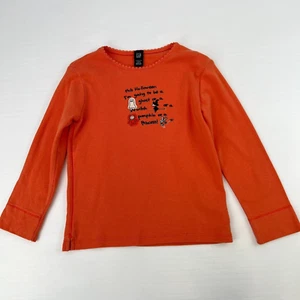 Gap Shirt Girl 4 Toddler Ghost Witch Halloween Embroider Patch Princess Fun Core - Picture 1 of 12