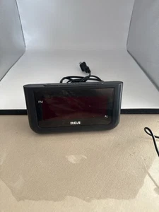 RCA Digital Black Alarm Clock RCD30 LED Display Electric plug in, Working tested - Picture 1 of 7
