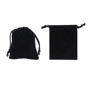12 Pieces 1.97" x 2.75" (5 x 7cm) Small Velvet Cloth Jewelry Drawstring Bags ... - Picture 1 of 4