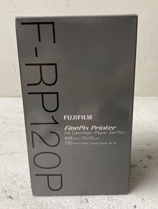 Juego de cartuchos de papel y tinta para impresora FUJIFILM F-RP120P FinePix. Impresiones 4x6 pulgadas 120 - Imagen 1 de 4