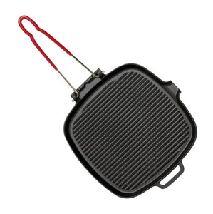 Chasseur Grillpfanne Gusseisen glatt schwarz eckig 27 cm - Bild 1 von 1