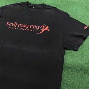 Vintage Devil May Cry 3 Shirt Herren XL schwarz Y2K Videospiel CAPCOM Promo Tee 2005 - Bild 1 von 8