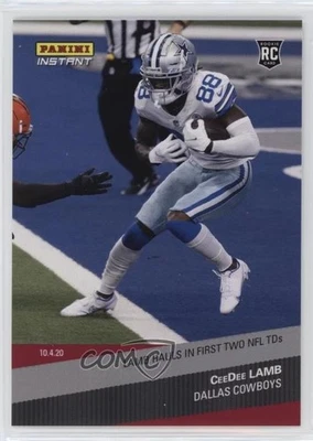 2020 Panini Instant NFL /389 CeeDee Lamb #54 Rookie RC - Image 1 of 3