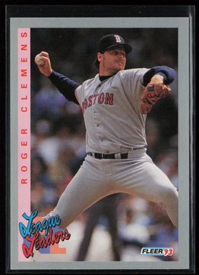 1993 Fleer #348 Roger Clemens - Image 1 of 2