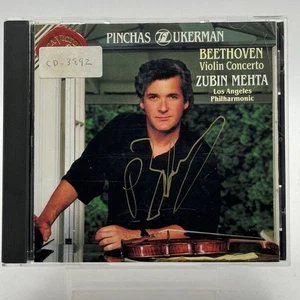 Pinchas Zukerman - Beethoven (CD,1992) AUTOGRAPHED Very Good + - Picture 1 of 3