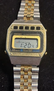 NOS Vintage Seiko Alarm Chronograph A639-5050AQ Collectible W/ New Battery - Picture 1 of 9