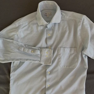 Camisa Peter Millar Hombre Mediana Azul Océano Deportiva Manga Larga Abotonada Calce Clásico - Imagen 1 de 9