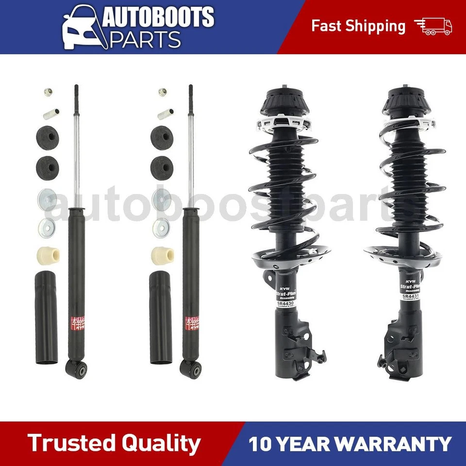 Puntal amortiguador delantero trasero con conjunto de resorte helicoidal para Honda Fit 2009-2013 Foto 1 de 4