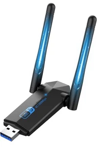 USB WiFi Adapter, 1300Mbps WiFi Dongle USB 3.0 Dual Band 5G/2.4G WLAN Netzwerk - Bild 1 von 9