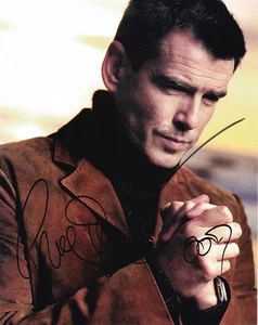 Pierce Brosnan foto autografa firmata a mano 10x8 certificato di autenticità - Foto 1 di 2