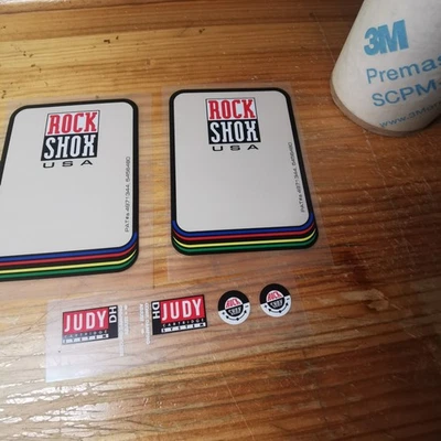 Juego de calcomanías de horquilla Rock Shox JUDY DH 1997 pegatinas adhesivas ステッ� Foto 1 de 4