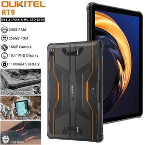 Oukitel RT9 4G Rugged Tablet PC Phone Android 14 Smartphone Outdoor GPS 11000mAh - Picture 1 of 14