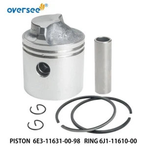 Juego de pistones 6E3-11631-00-98 para motor fueraborda Yamaha 5 HP 2T 54 MM Powertec Seapro - Imagen 1 de 4