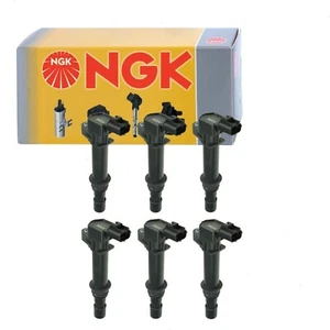 6 Stück NGK Zündspulen kompatibel mit Jeep Grand Cherokee 3.7L V6 2005-2008 - Bild 1 von 6