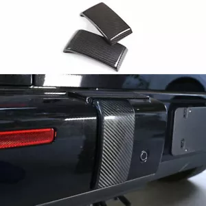 Fit For Benz 2019-2022 G-Class Real Carbon Fiber Rear Bumper Grille Cover Trim - Picture 1 of 6